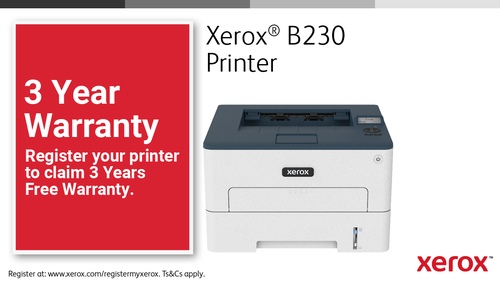 Xerox B230 A4 34ppm Wireless Duplex Printer PCL5e/6 2 Trays Total 251 Sheets - Image 25